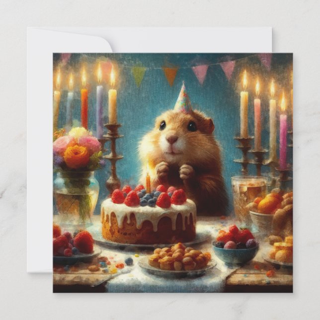 FÖDELSEDAGSFEST 4 ANTECKNINGSKORT (Framsida)