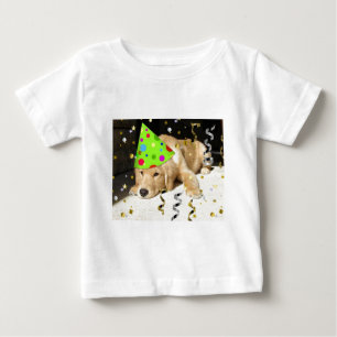 Födelsedagsfest Animal Golden Retriever Tee