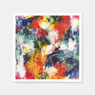 Födelsedagsfest Art Standard Cocktail Napkin Pappersservett