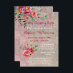 Födelsedagsfest av alla vattenfärgsblommor i ålder inbjudningar<br><div class="desc">Vackert födelsedagsfest inbjudan-kort för en speciell vän. Underbart att titta ut med vattenfärgblommor och en mjuk texturerad bakgrund. Försiktigt, färglöst och muntert - det kommer att uppskattas mycket. Mycket att anpassa sig till denna inbjudan och det kommer att vara lämpligt för alla åldrar med en enkel textändring. Matchande produkter finns...</div>