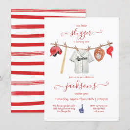 Födelsedagsfest av baskeball Clothesline Inbjudningar