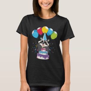 Födelsedagsfest av Forest Animal Lover Sopor Pand T Shirt