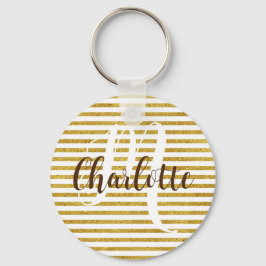 födelsedagsfest av gåva från Guld vuxen niece Nyckelring