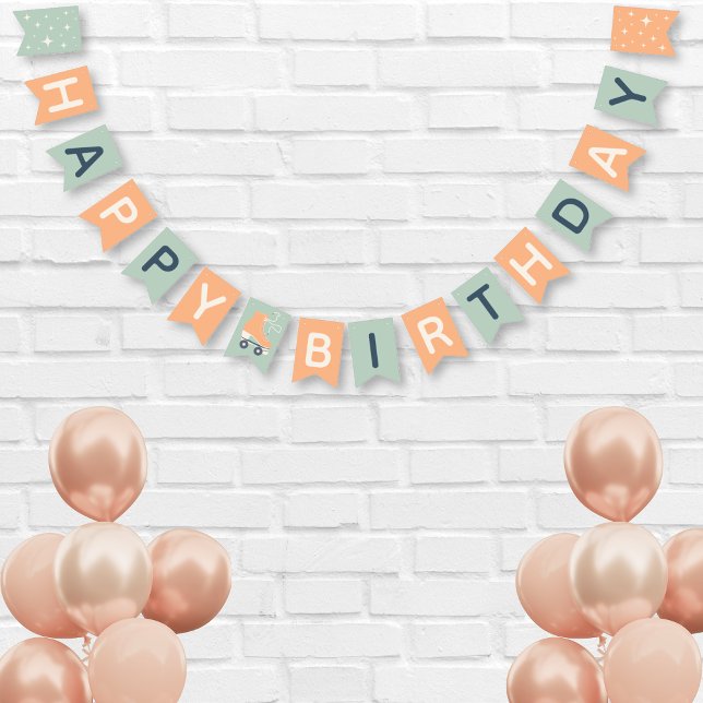 Födelsedagsfest av Grönten Retro Roller Sking Sage Vimplar (Skapare uppladdad)