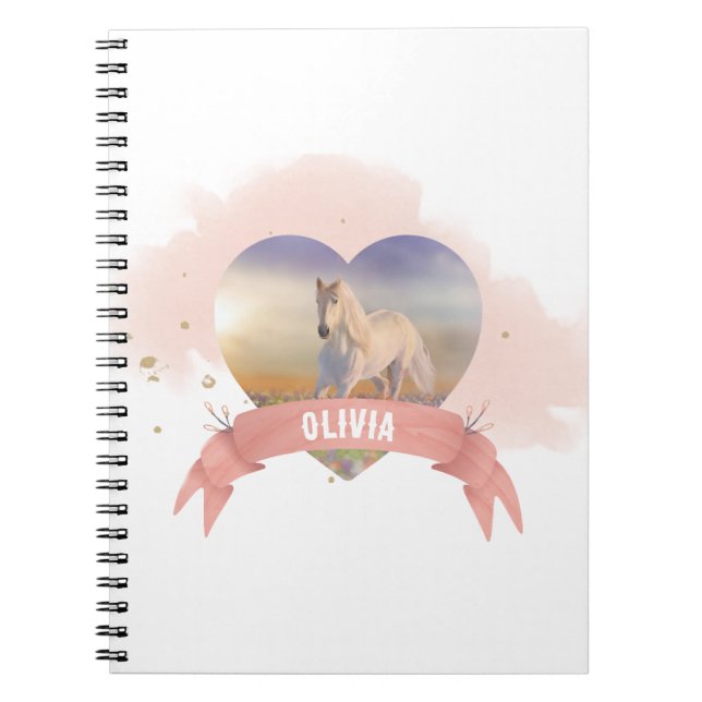 Födelsedagsfest av häst anteckningsbok (Framsidan)