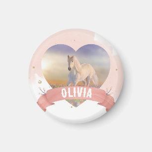 Födelsedagsfest av häst magnet