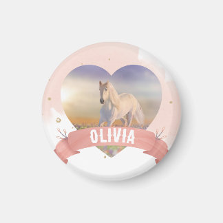Födelsedagsfest av häst magnet