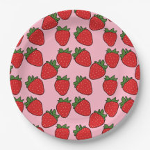 Födelsedagsfest av jordgubbar tema