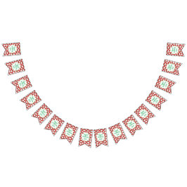 Födelsedagsfest av jordgubbar tema vimplar