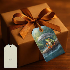 Födelsedagsfest av Whimsical Woodland Cottagecore  Presentetikett