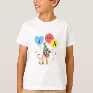 Födelsedagsfest Balloaten Wheaten Terrier T-Shirt