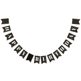 Födelsedagsfest - banderoll för magiskt tema vimplar