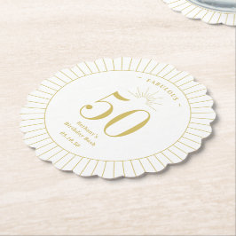 Födelsedagsfest Bröllop-årsdagen av Fabulous Numbe Underlägg Papper