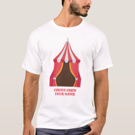 Födelsedagsfest Circus TEMA VUXEN TSHIRT MED NAMN T Shirt
