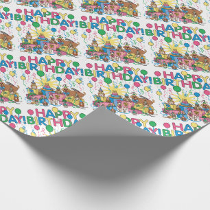 födelsedagsfest Djur Presentpapper