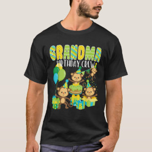 Födelsedagsfest, farmor, födelsedagsbesättningsfam t shirt