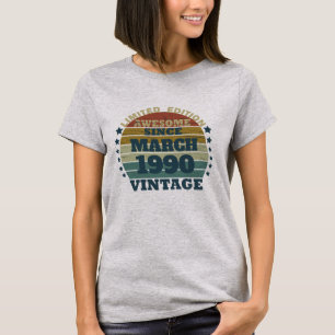 födelsedagsfest för 35e av personlig vintage t shirt