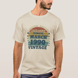 födelsedagsfest för 35e av personlig vintage t shirt