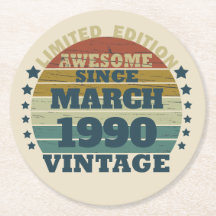 födelsedagsfest för 35e av personlig vintage