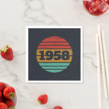 födelsedagsfest för 65e av personlig vintage