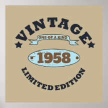 födelsedagsfest för 65e av personlig vintage