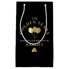 Födelsedagsfest för 65en Black & Guld Golden Years