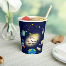 Födelsedagsfest för akut rymdastronaut