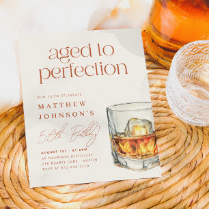 Födelsedagsfest för åldras till Perfection Whiskey