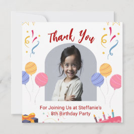 Födelsedagsfest för anpassning av tack