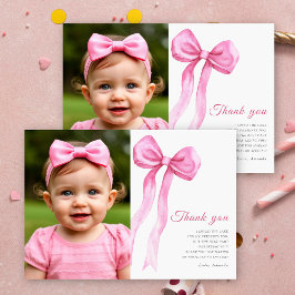 Födelsedagsfest för  av rosa-butik tack kort