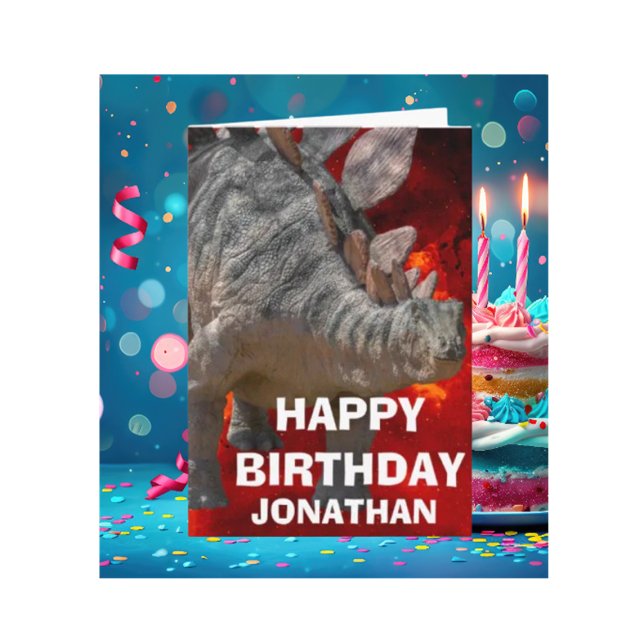 Födelsedagsfest för avledande kredit kort (Roar-some Dinosaur Birthday Fun!)