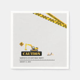 Födelsedagsfest för babyskor pappersservett