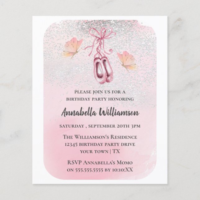 Födelsedagsfest för Ballet och fjäril (Framsida)