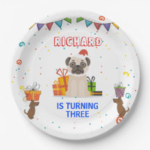 Födelsedagsfest för Barn av Hund marionett