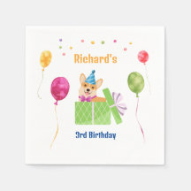 Födelsedagsfest för Barn av Hund marionett