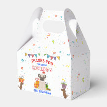 Födelsedagsfest för Barn av Hund marionett