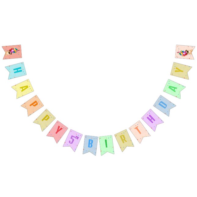 Födelsedagsfest för Barn av Hund marionett Vimplar (Alla)