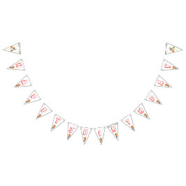 Födelsedagsfest för Barn av Hund marionett Vimplar