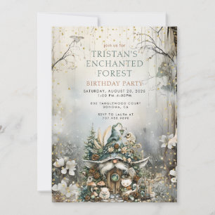 Födelsedagsfest för Barn av sagd Forest Gnome Inbjudningar
