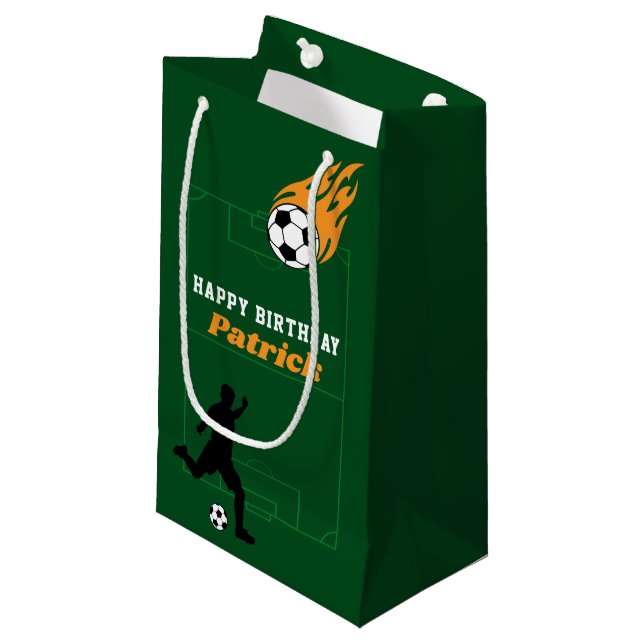 Födelsedagsfest för barnfotboll (Framsidan Vinklad)