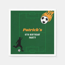 Födelsedagsfest för barnfotboll