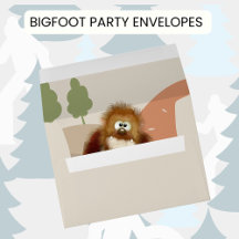 Födelsedagsfest för barnnaturen Big Foot/ Sasquatc