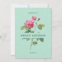 Födelsedagsfest för Blommigt av sweet sixteen Mint