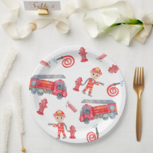 Födelsedagsfest för brandbekämpning