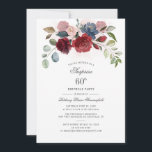 födelsedagsfest för burgundisk Blommigt vid 60:e f Inbjudningar<br><div class="desc">Blommigt 60:e födelsedag Burgundy Födelsedagsfest inbjudan kan du enkelt anpassa för de flesta födelsedagar genom att klicka på knappen "Anpassa". Med elegant burgundi, dammblått, eukalyptus grey och rosa blommor med skript och modern typografi. TIP: Ta en titt på vår insamling av party i butiken med denna design om du föredrar...</div>