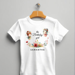Födelsedagsfest för "Enchanted Fairy Garden Girl" T Shirt