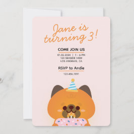 Födelsedagsfest för enkel Roligt för ljus Inbjudningar