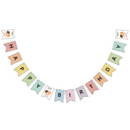 Födelsedagsfest för enkel Roligt för ljus Vimplar