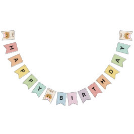 Födelsedagsfest för enkel Roligt för ljus Vimplar