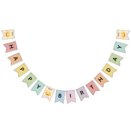 Födelsedagsfest för enkel Roligt för ljus Vimplar